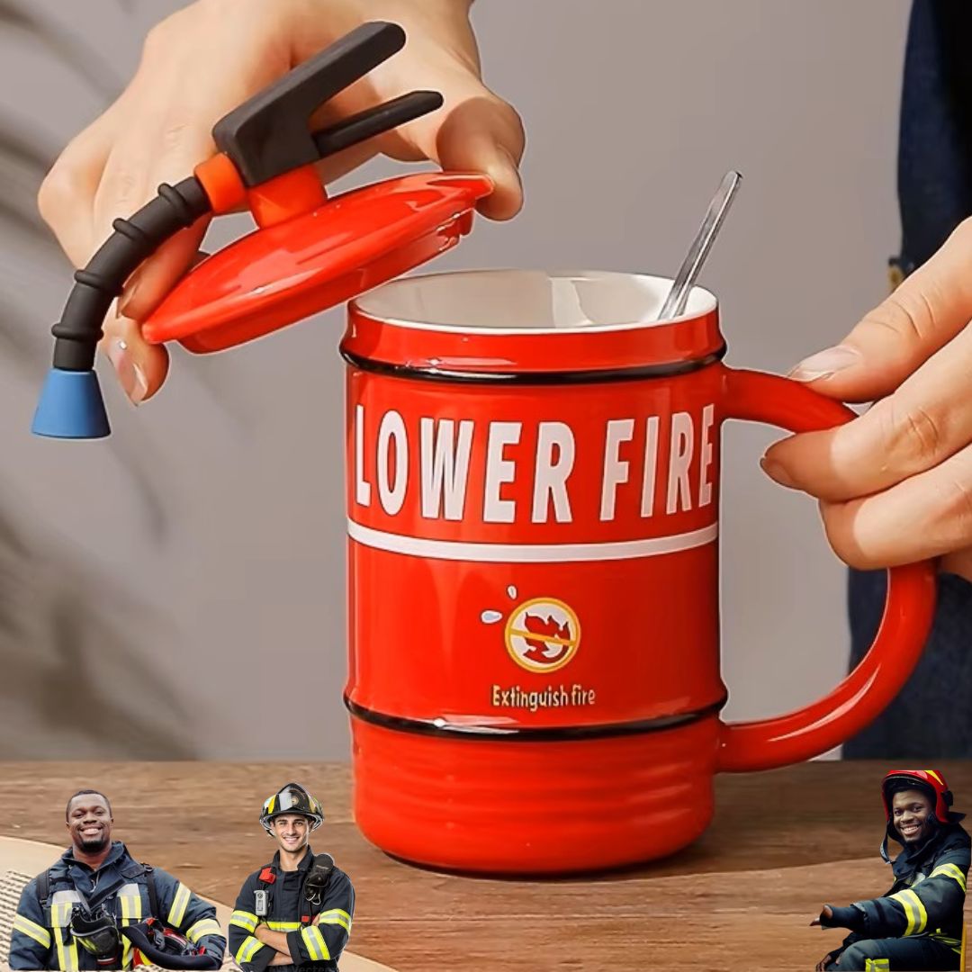 Fire Fighting Style Mug